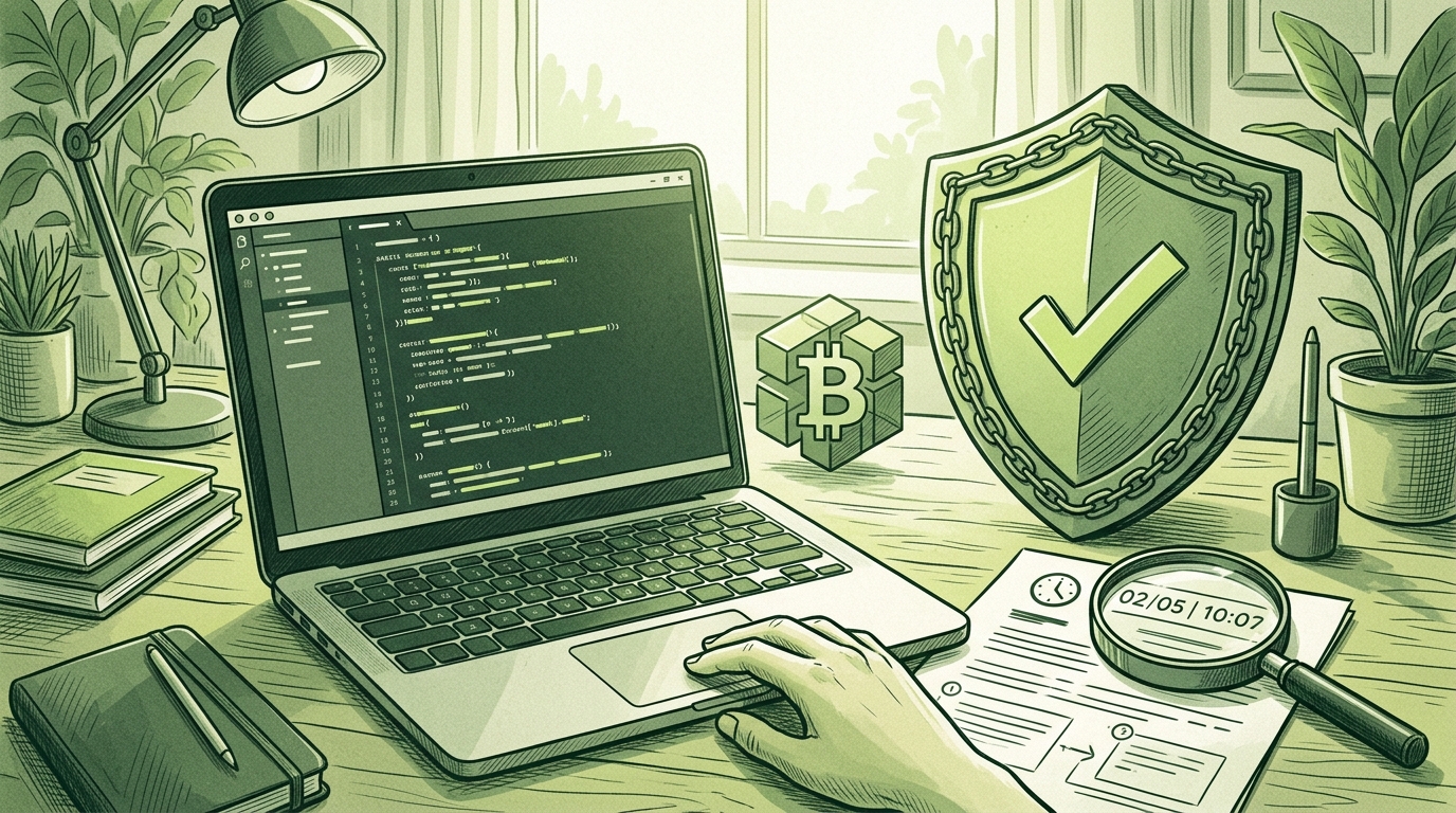 Proof of Existence in Software: A Beginner's Guide