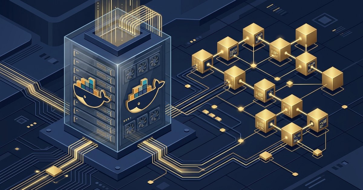 Self-Hosted Blockchain Timestamping with Docker